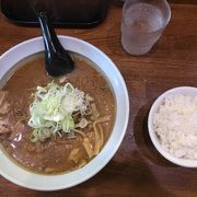 かなり熱くて美味いラーメン！