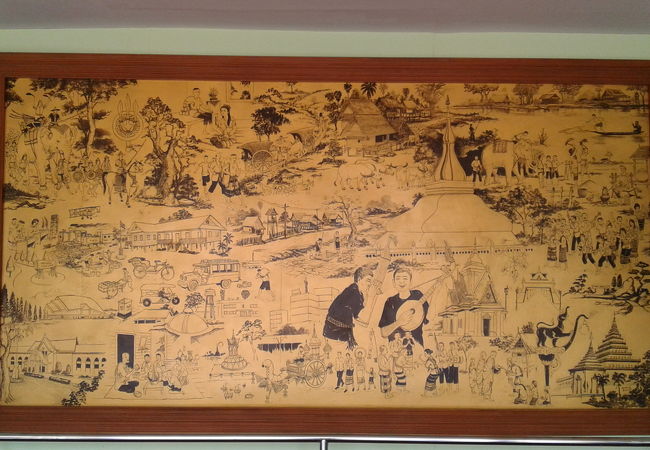 クメール様式のレリーフが充実しています