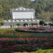 タイで最初の国際的レベルの王女の植物園 