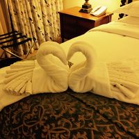 バスタオルで作ってあります。