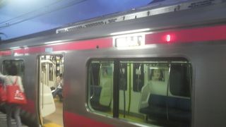 平日のラッシュ時間帯は相当な混雑なので注意