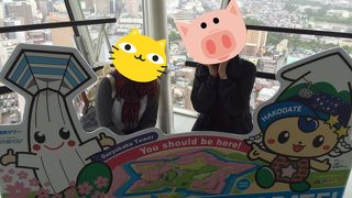 旅の思い出に上ってみました。