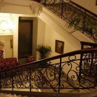 ホテル内の階段