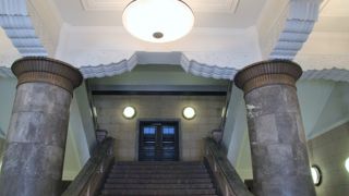 低層部に旧建物を復元