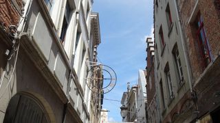 レストランの集まる地区