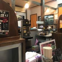 店内です。