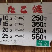 50年のたこ焼き屋