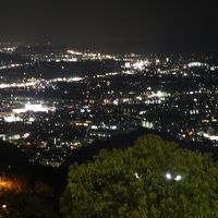 部屋から観える徳島市街の夜景