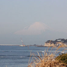 稲村ケ崎から富士山の遠望
