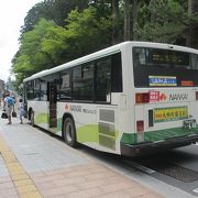 高野山中を走っています