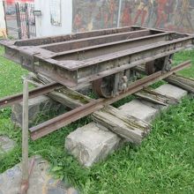 台車が展示されています