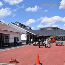 温泉施設も併設された道の駅