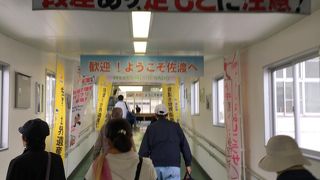 大きなフェリーです