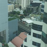 部屋からＢＴＳを望む