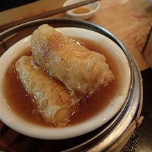 豚肉とエビ入り湯葉巻き・・・美味しかった！