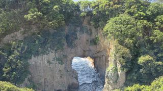 万次郎足湯からよく見えます