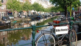 アムステルダムならではの風景