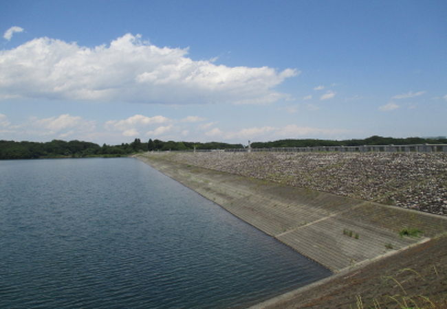 山口ダムはアースフィルダムです。