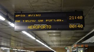 リスボンの地下鉄は分かりやすいです。