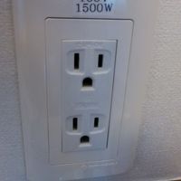 １００Ｖコンセントもあります。