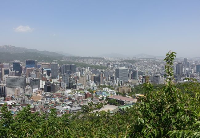 散策路の途中がフォトスポットになっています