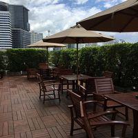 クラブラウンジのテラス