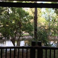 テラス付きのお部屋でした。