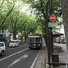 おしゃれなバス。