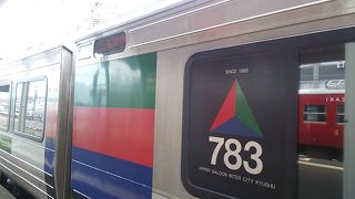 2017年４月９日現在、特急きりしま13号鹿児島中央行きは７８３系が使用されている為、自由席でも快適に移動出来ます