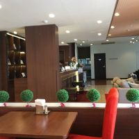 レストランから見たフロント