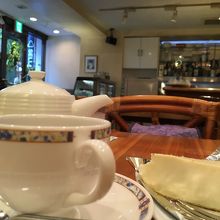 紅茶(キャンディ)とニューヨークチーズケーキ