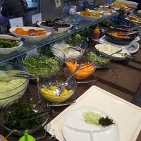 朝食ブッフェはとても豊富です