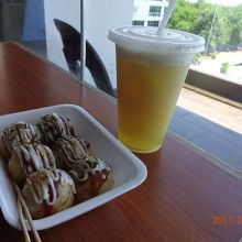 なんと！たこ焼きも食べられるよ☆