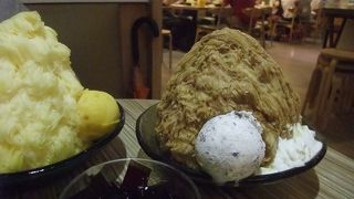 コーヒーかき氷