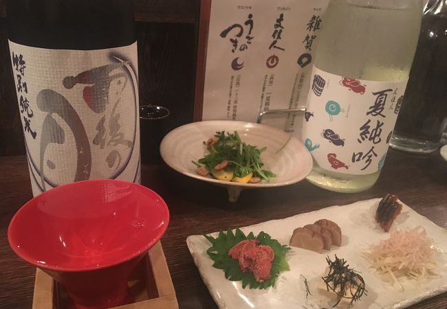 日本酒と美味しいおつまみ