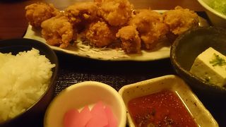 から揚げ定食ランチ