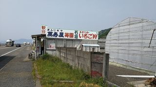 主要道路の近く