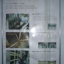 修復&復元工事中の案内パネル