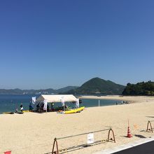 瀬戸内では広い海岸です。