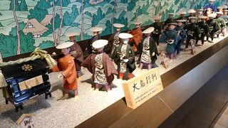 各宿場町の名物サンプルがあるのには驚いた