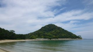 天然の要塞「指月城」です