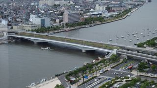 信濃川の最も下流にある橋