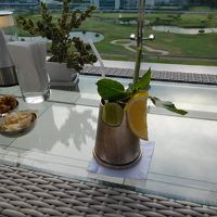 Welcome drink。超辛い～。