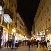 ブダペストを代表するショッピングストリートです