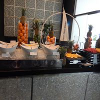 朝食のビュッフェは種類が豊富です