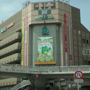 地下鉄の駅ですが、地上にあります。