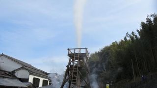 迫力ある吹き上げを見ました