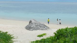 波照間島の北にあるニシ浜