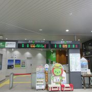 北陸新幹線開業でできた新しい駅です