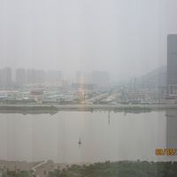 ホテルの対岸は中国（珠海）